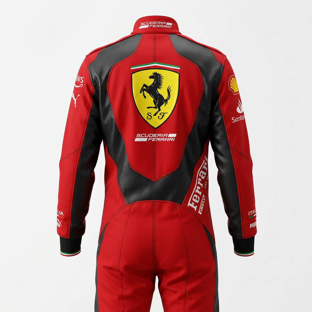 Ferrari 2026 Scuderia Karting Suit – Rear View