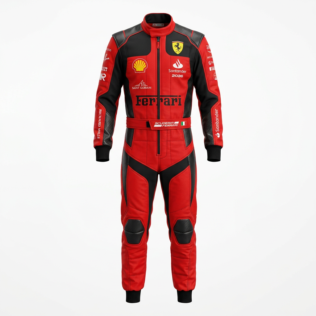Ferrari 2026 Scuderia Karting Suit – Front View