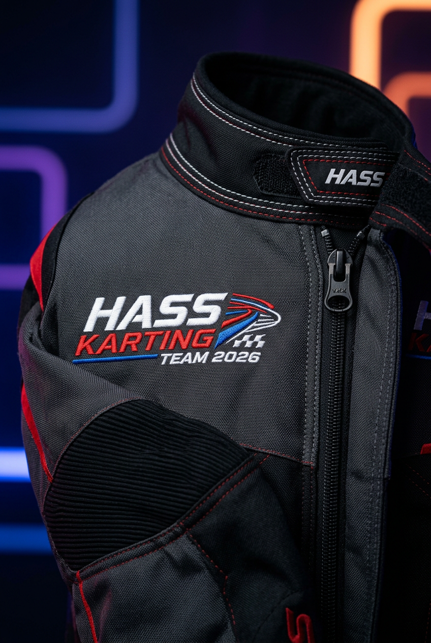 HASS Karting Suit 2026 - Detail Shot
