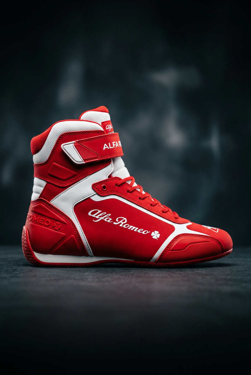 Alfa Romeo Karting Boots 2024 - Side Profile