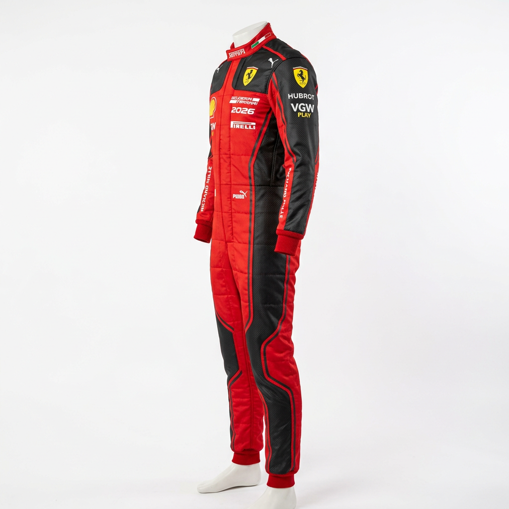 Ferrari 2026 Scuderia Karting Suit – Side View