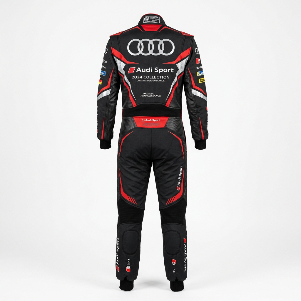 Audi Sport 2024 Karting Suit – Rear View