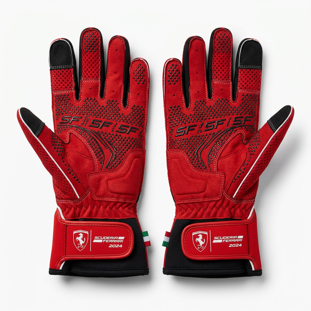 Ferrari 2024 Scuderia Karting Gloves – Palm View