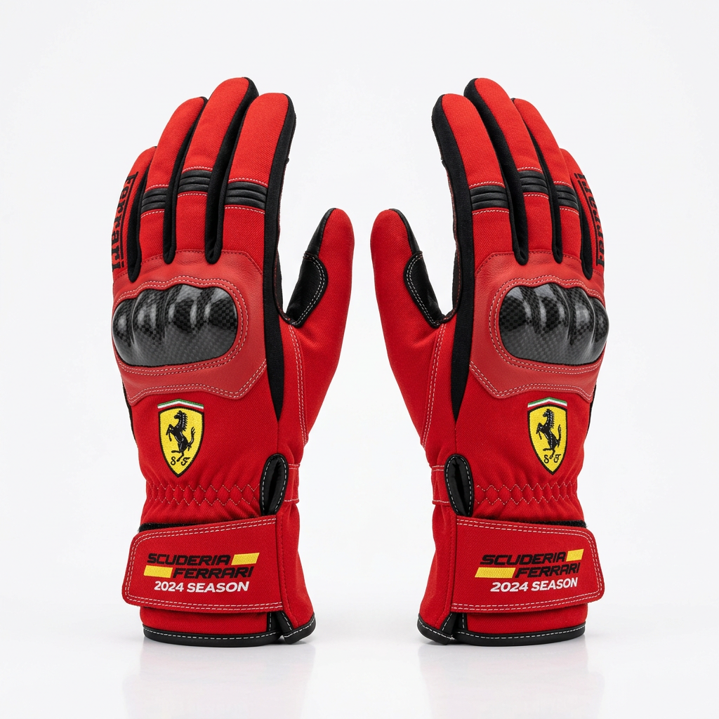 Ferrari 2024 Scuderia Karting Gloves – Pair View