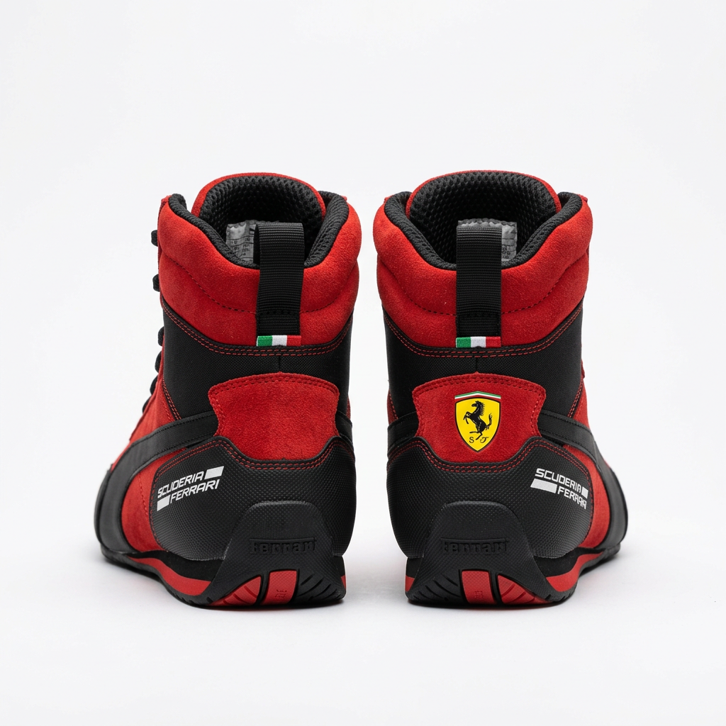 Ferrari 2022 Scuderia Karting Boots – Rear View