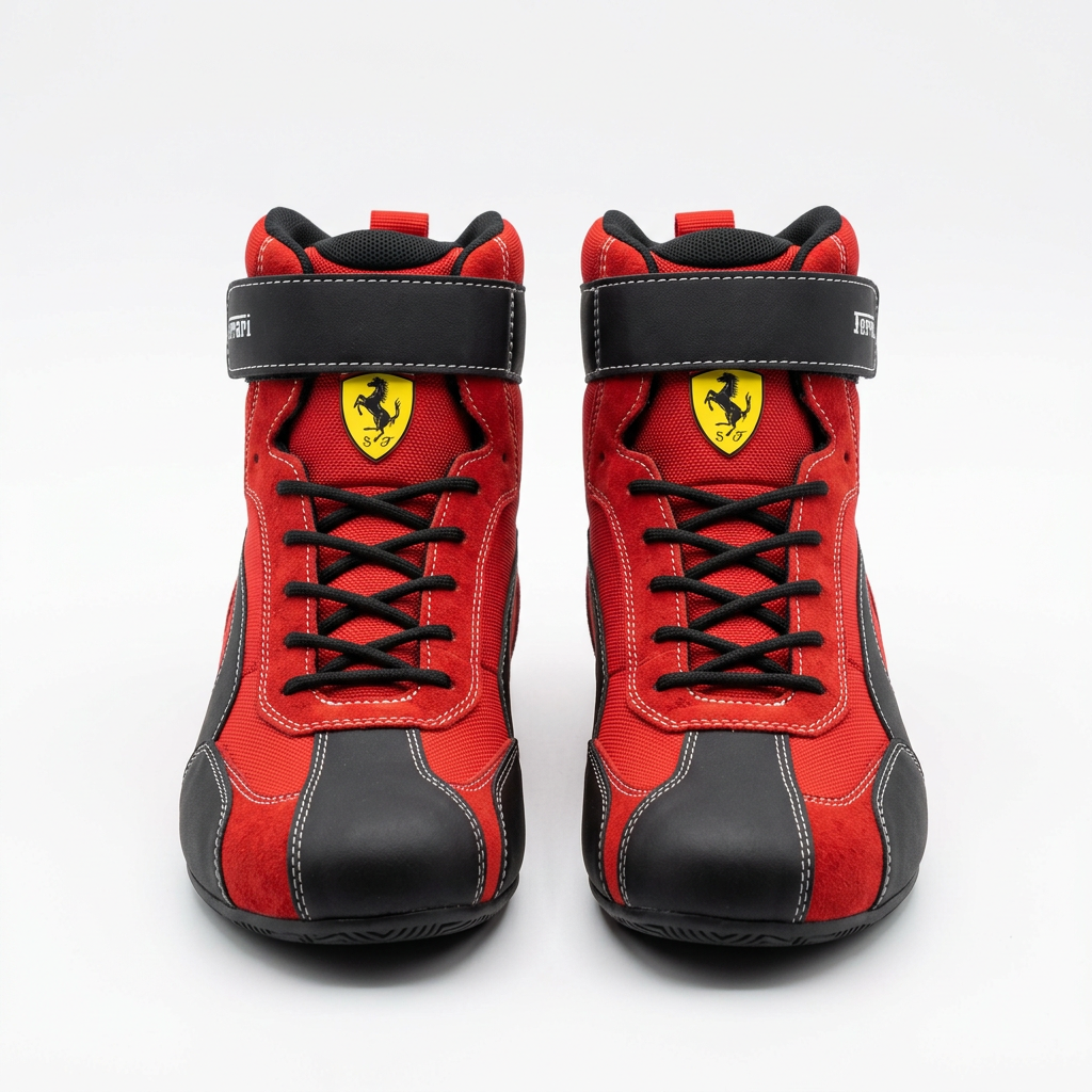 Ferrari 2022 Scuderia Karting Boots – Front View