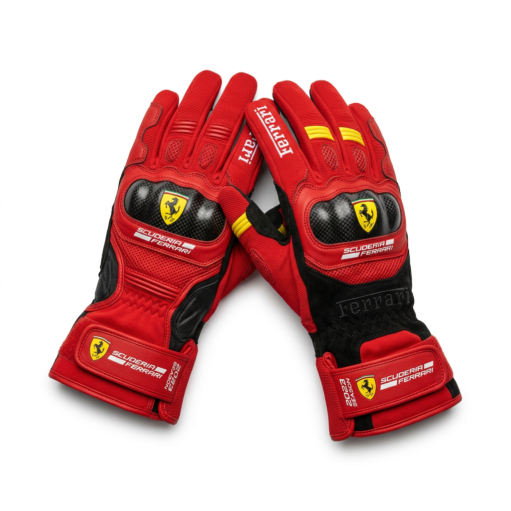 Ferrari 2023 Scuderia Karting Gloves – Pair View