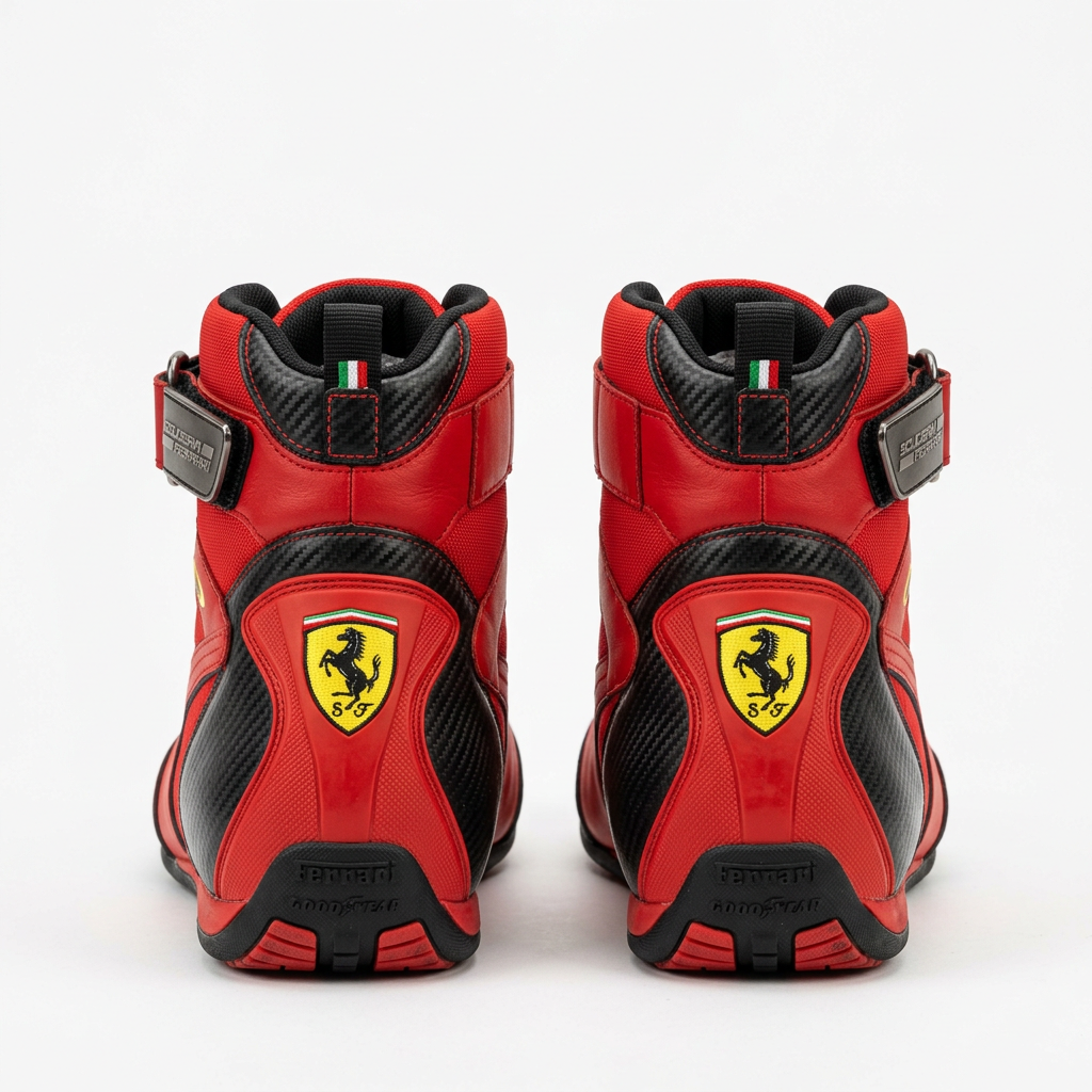 Ferrari 2024 Scuderia Karting Boots – Rear View