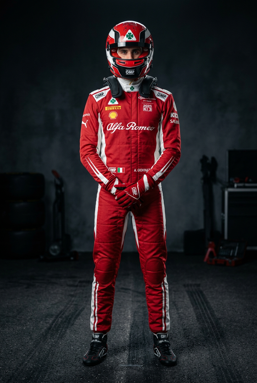 Alfa Romeo KI 3 Karting Suit 2025 - Front View
