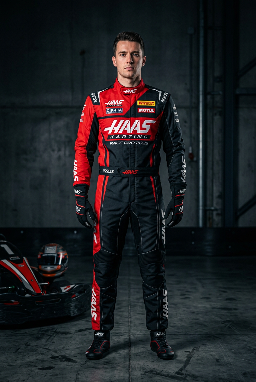 HASS Karting Suit 2025 - Front View