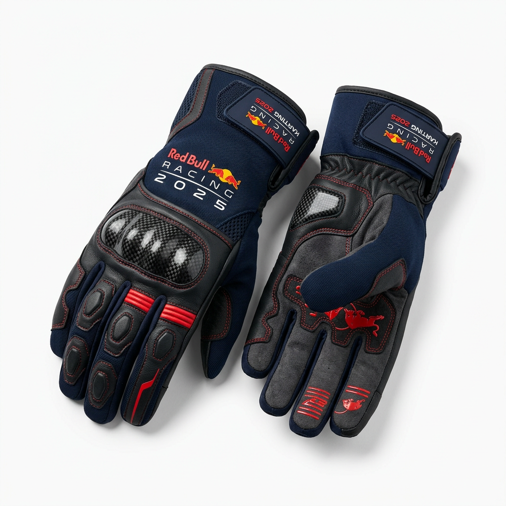 Red Bull Racing 2025 Karting Gloves – Pair View