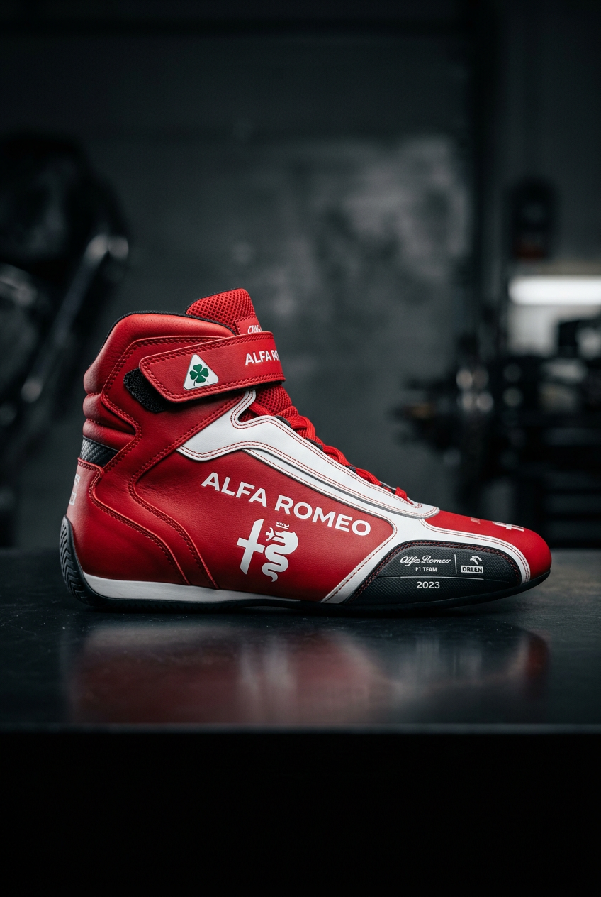 Alfa Romeo Karting Boots 2023 - Side Profile