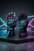 Hass Karting Gloves 2024 full studio shot