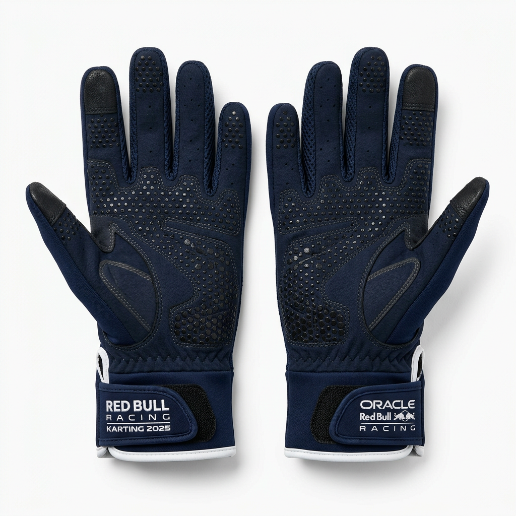 Red Bull Racing 2025 Karting Gloves – Palm View