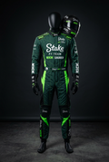 Stake F1 Karting Suit 2025 full studio shot