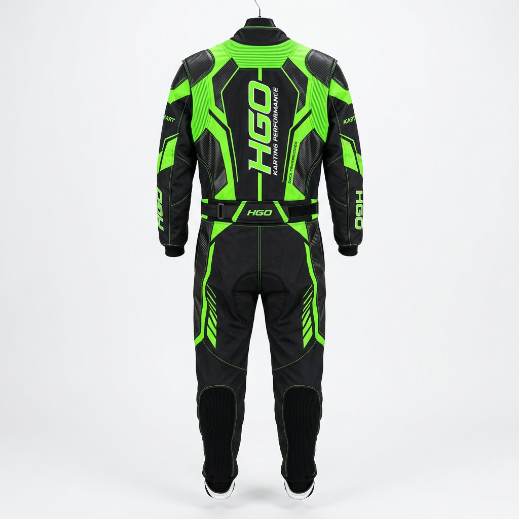 Custom HGO Kart Suit – Rear View