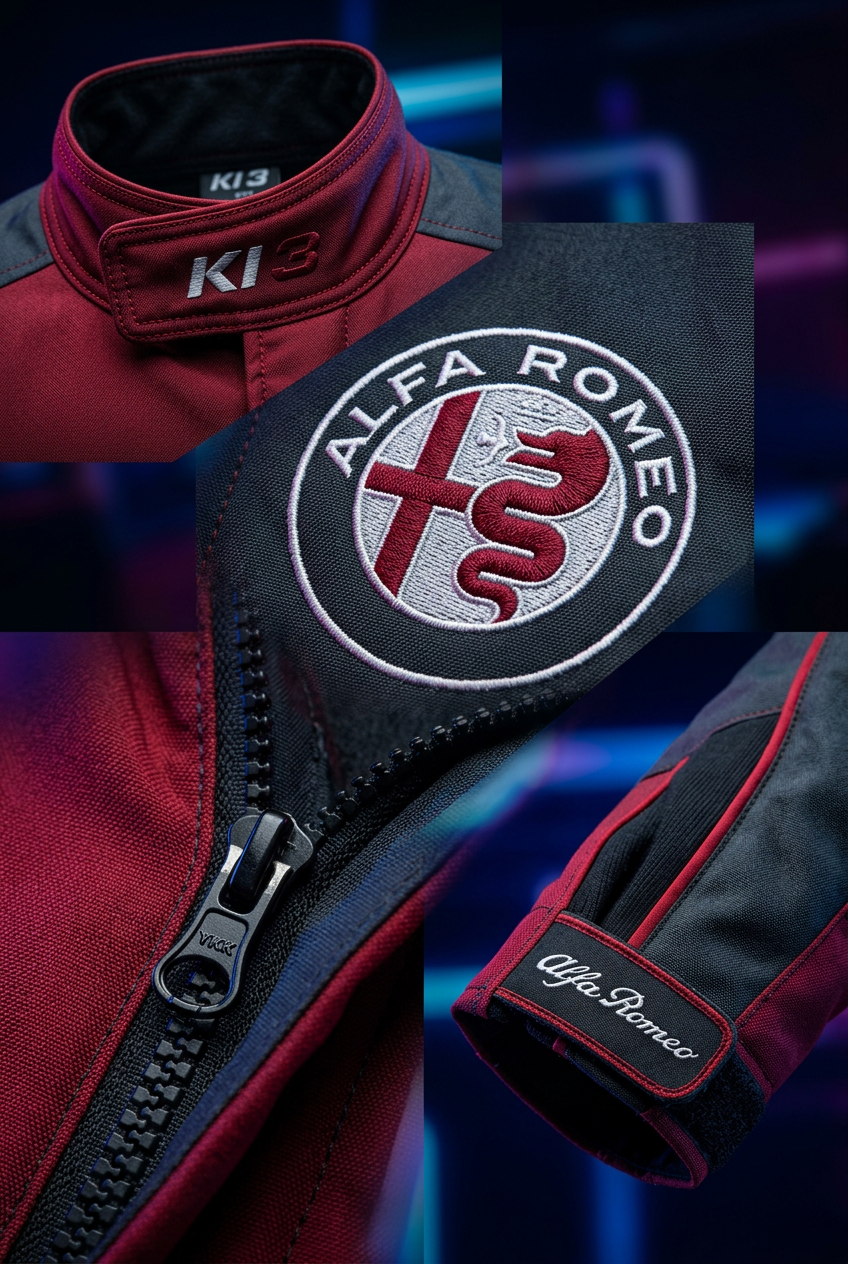 Alfa Romeo KI 3 Karting Suit 2023 - Detail Shot