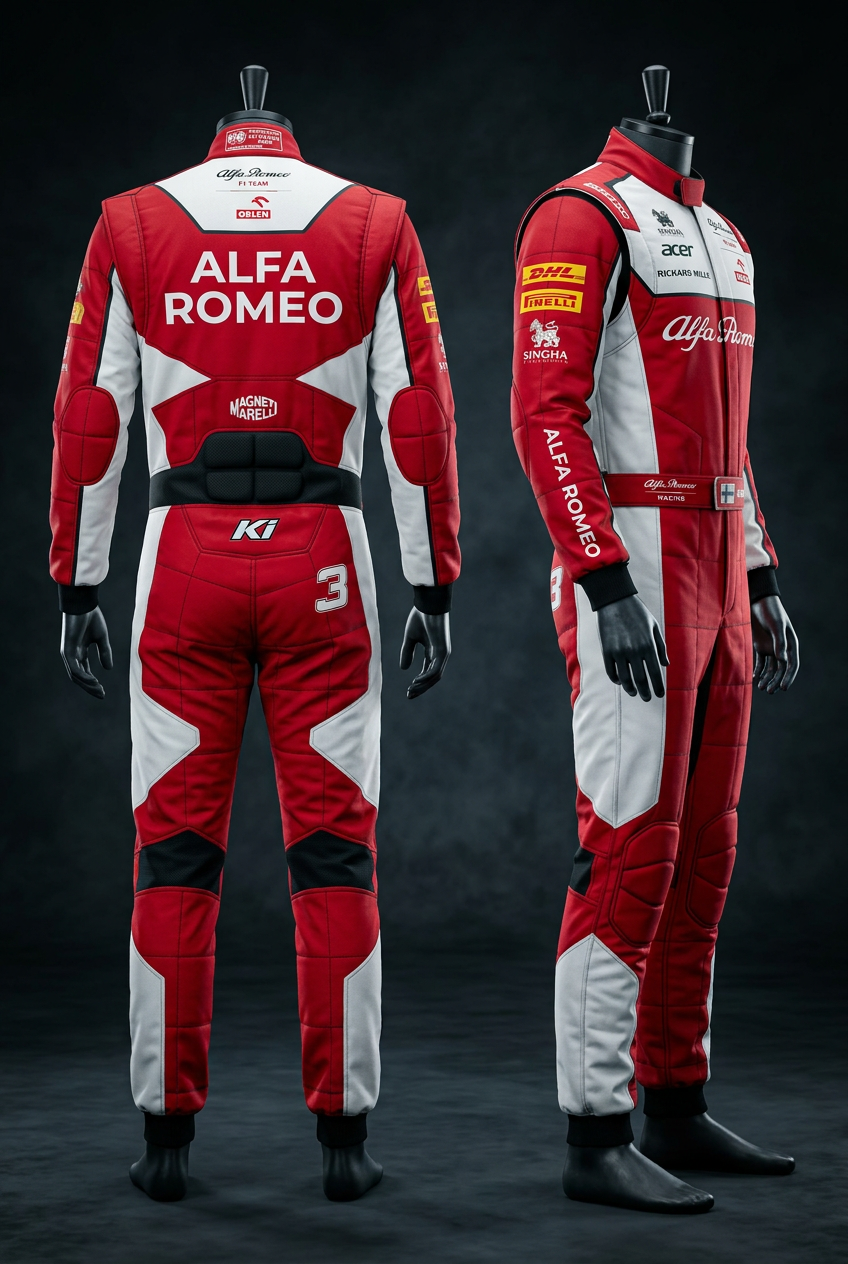 Alfa Romeo KI 3 Karting Suit 2025 - Side/Back View