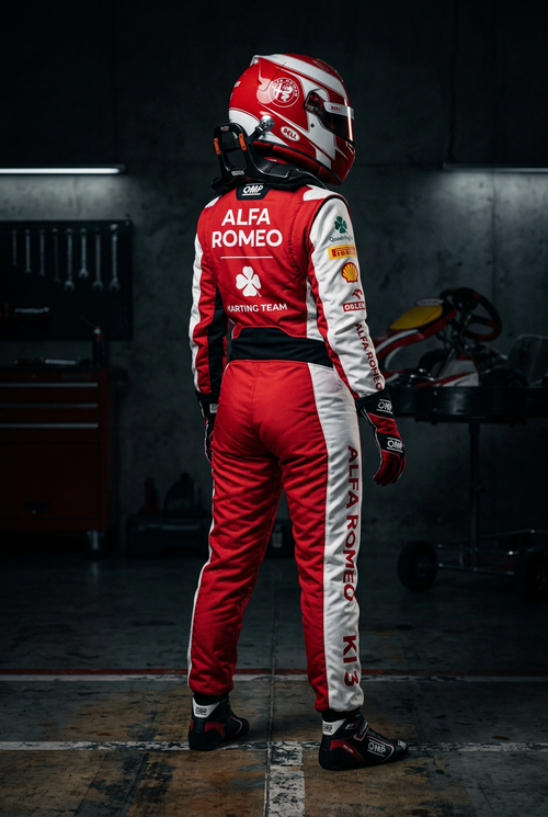 Alfa Romeo KI 3 Karting Suit 2024 - Side/Back View