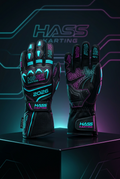 Hass Karting Gloves 2026 full studio shot