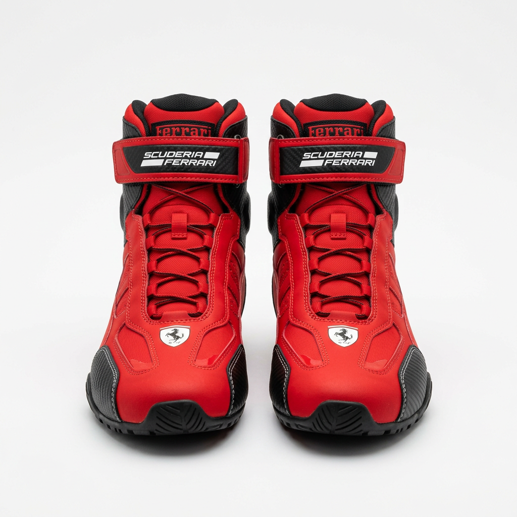 Ferrari 2024 Scuderia Karting Boots – Front View
