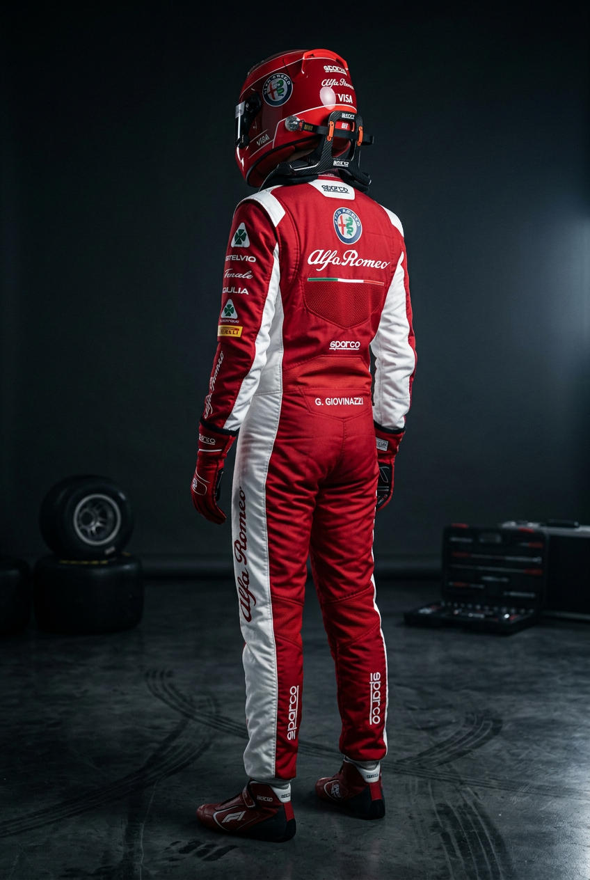 Alfa Romeo KI 3 Karting Suit 2026 - Side/Back View
