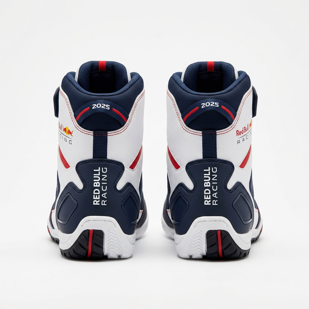 Red Bull Racing 2025 Boots – Rear View