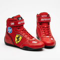 Scuderia Ferrari F1 2026 HP Karting Racing Boots - Front and Side View