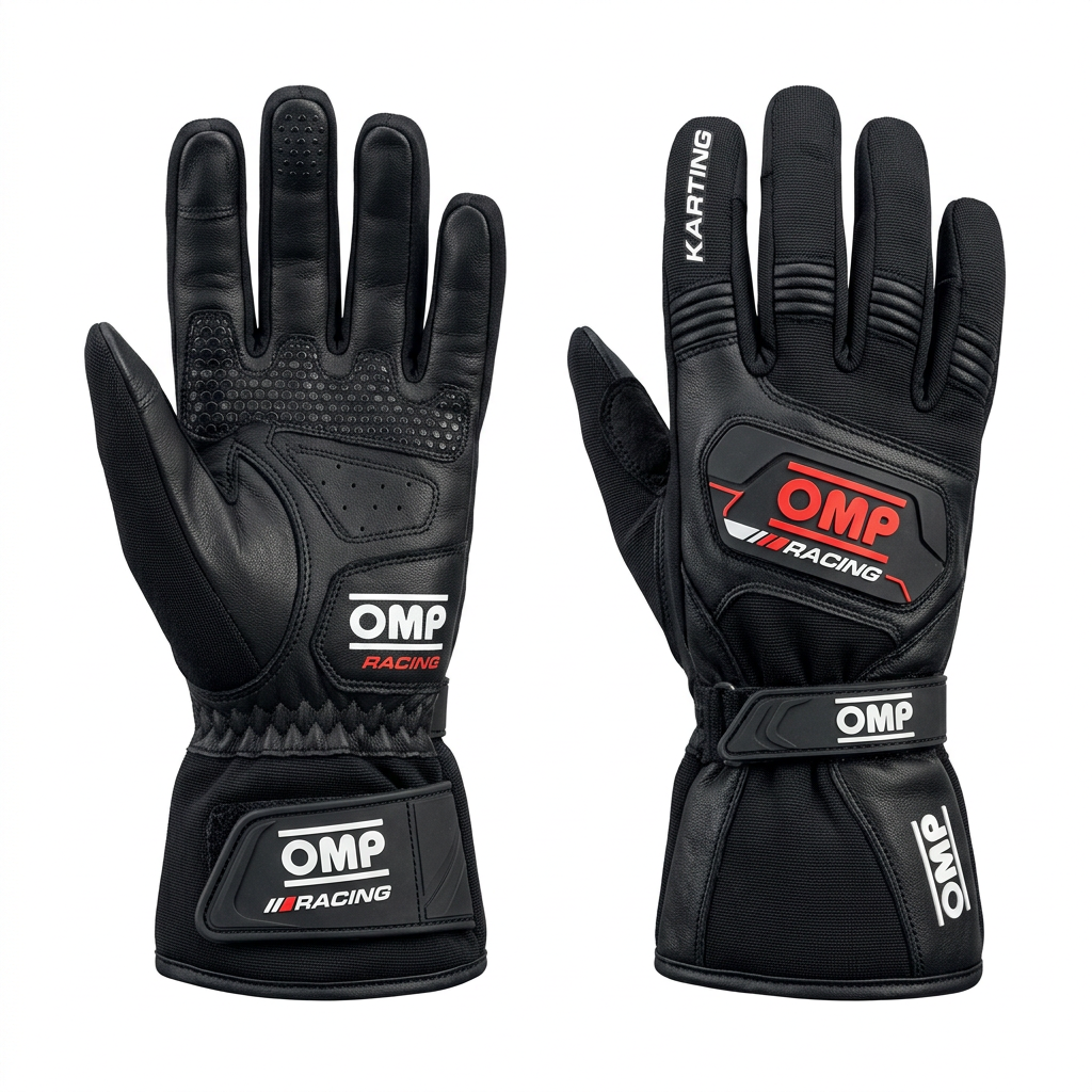 Premium Karting Racing Gloves - Pair View