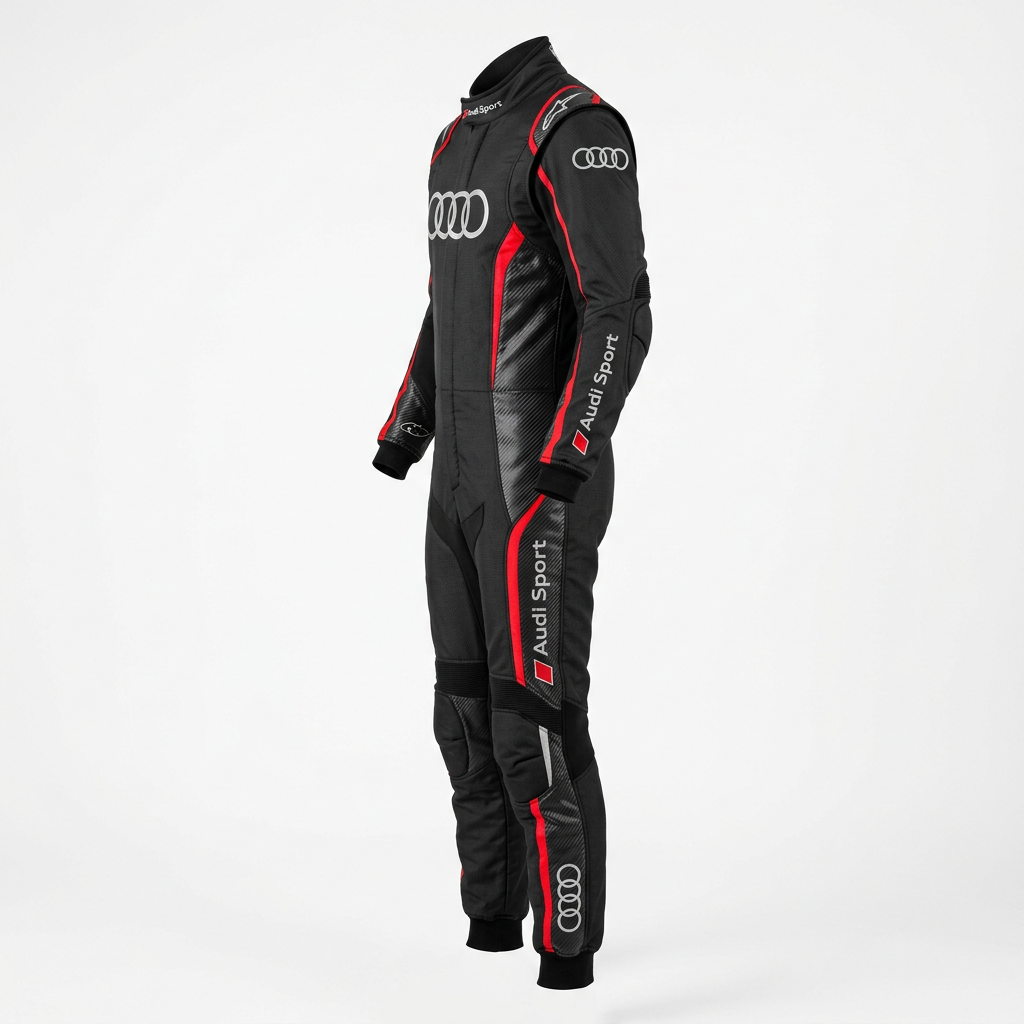 Audi Sport 2024 Karting Suit – Side View