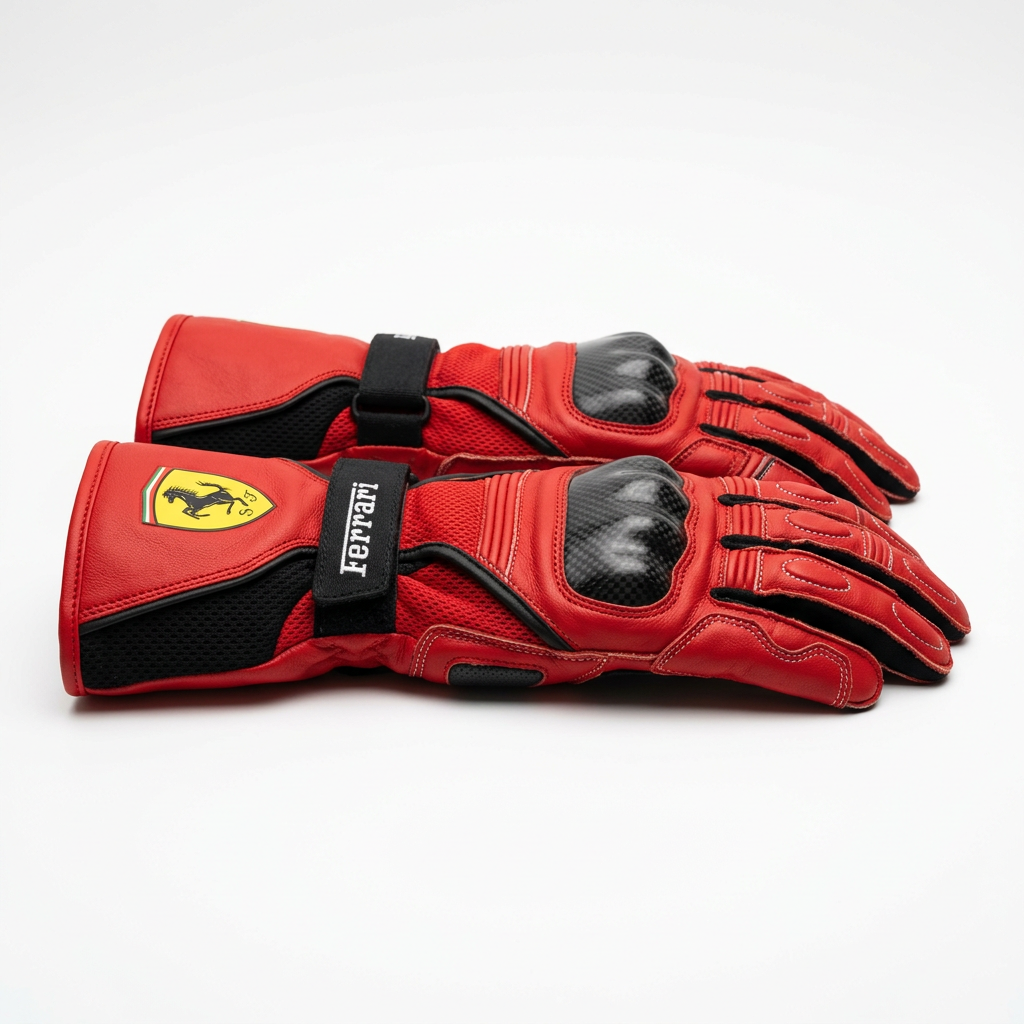 Ferrari 2025 Scuderia Karting Gloves – Pair View