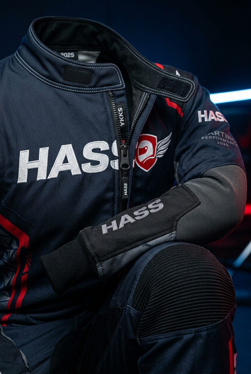 HASS Karting Suit 2025 - Detail Shot