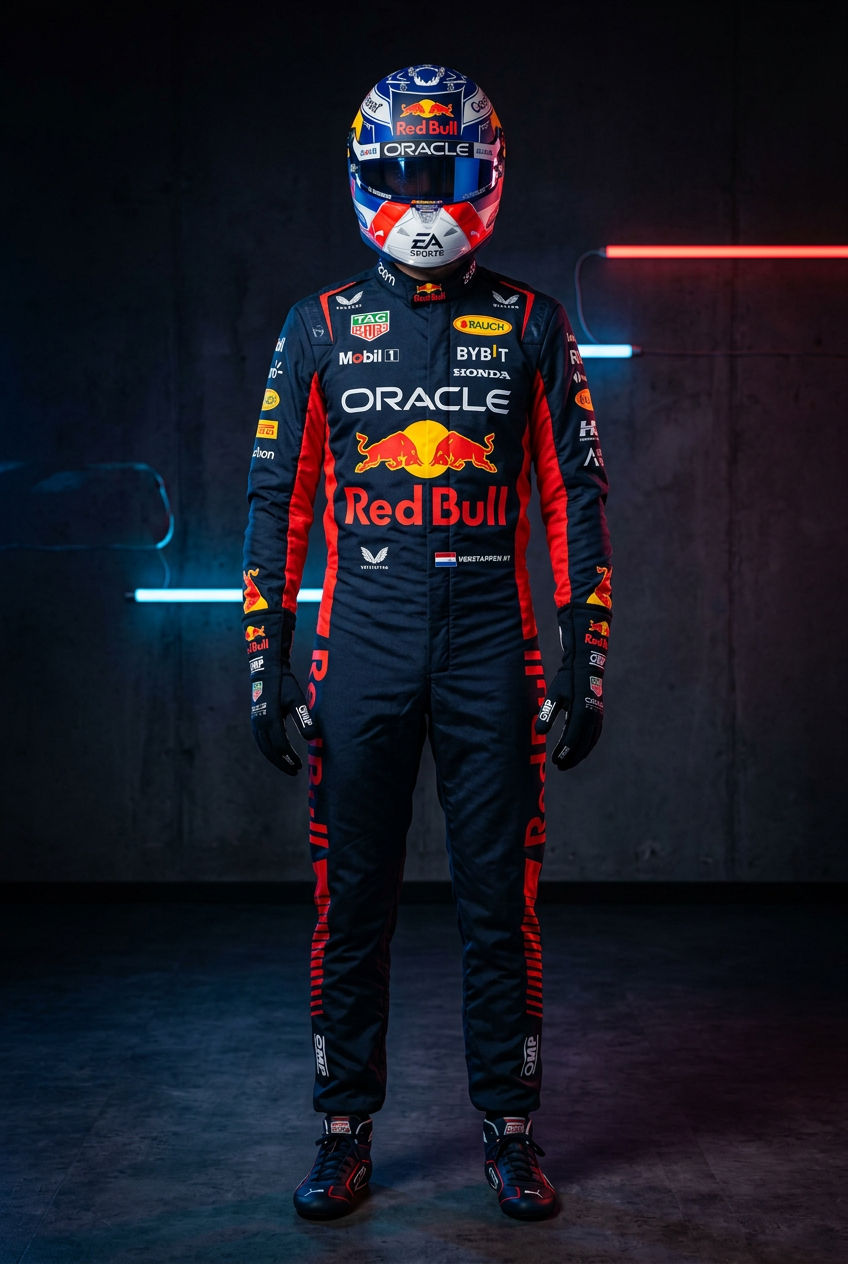 Max Verstappen RedBull Racing Karting Suit 2025 | Oracle Red Bull Racing